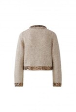 Oui Vest Light Beige Met Met Pailletten
