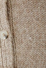 Oui Vest Light Beige Met Met Pailletten