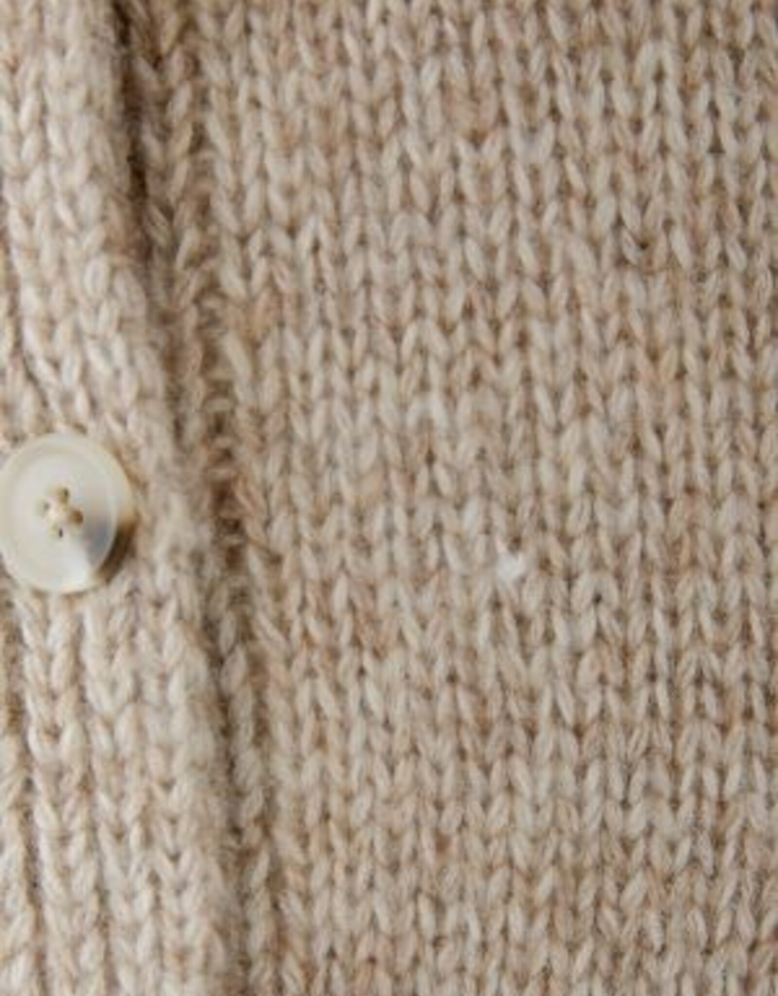 Oui Vest Light Beige Met Met Pailletten