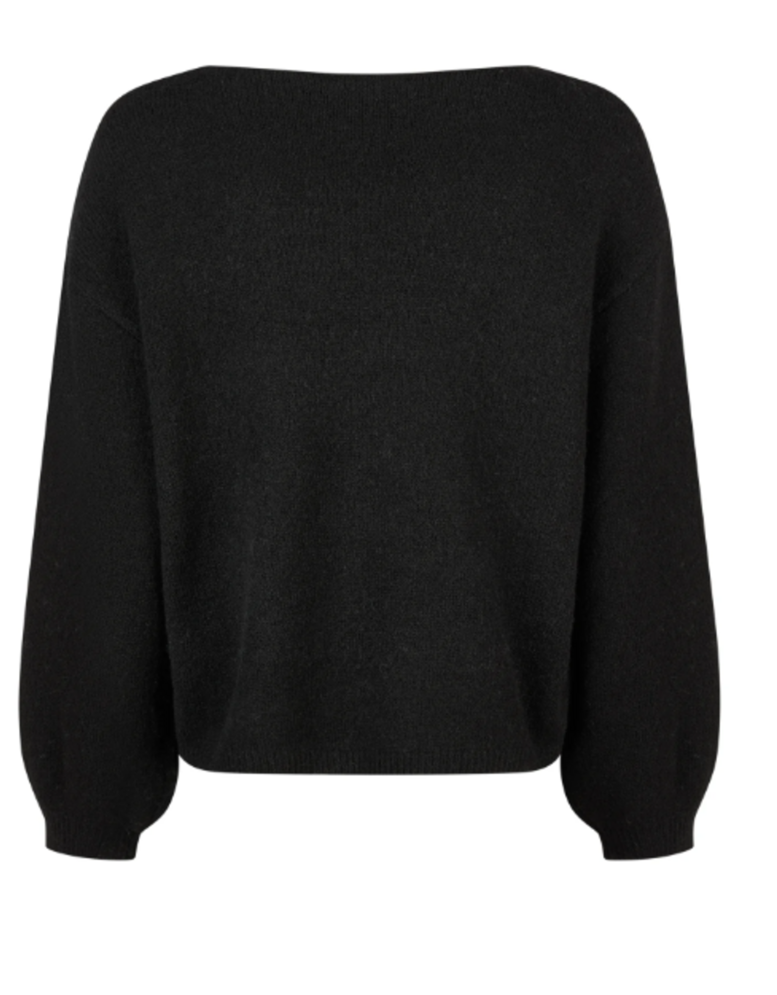 Marc Aurel Pullover  Bloem Aplicatie   Black