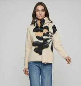 Marc Aurel Shawl Bloem Beige