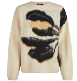 Marc Aurel Pullover Bloem Beige
