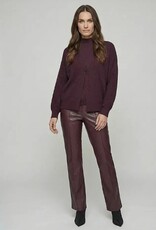 Marc Aurel Vest Blazer-Look Plum