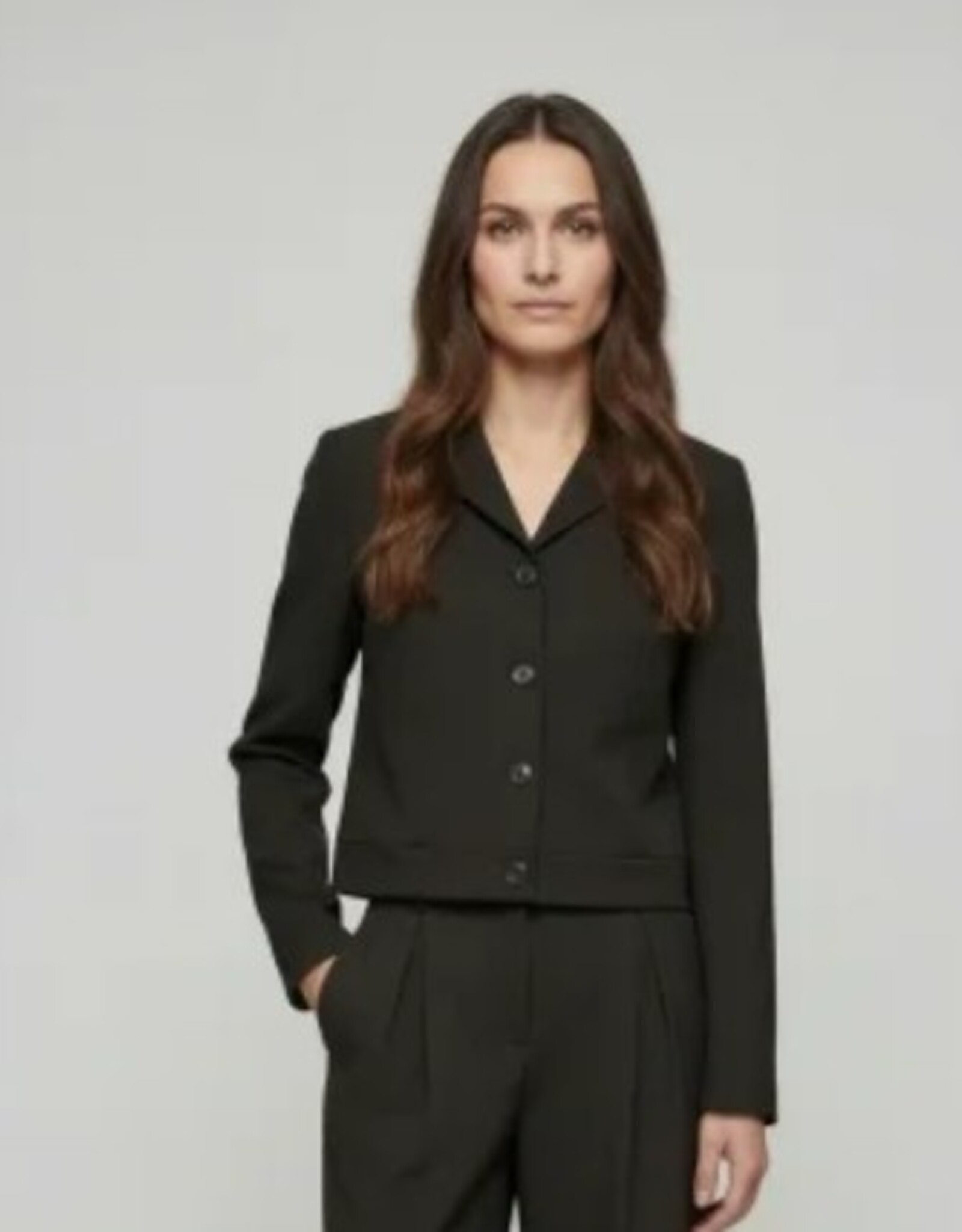 Marc Aurel Blazer Cropped Model Zwart
