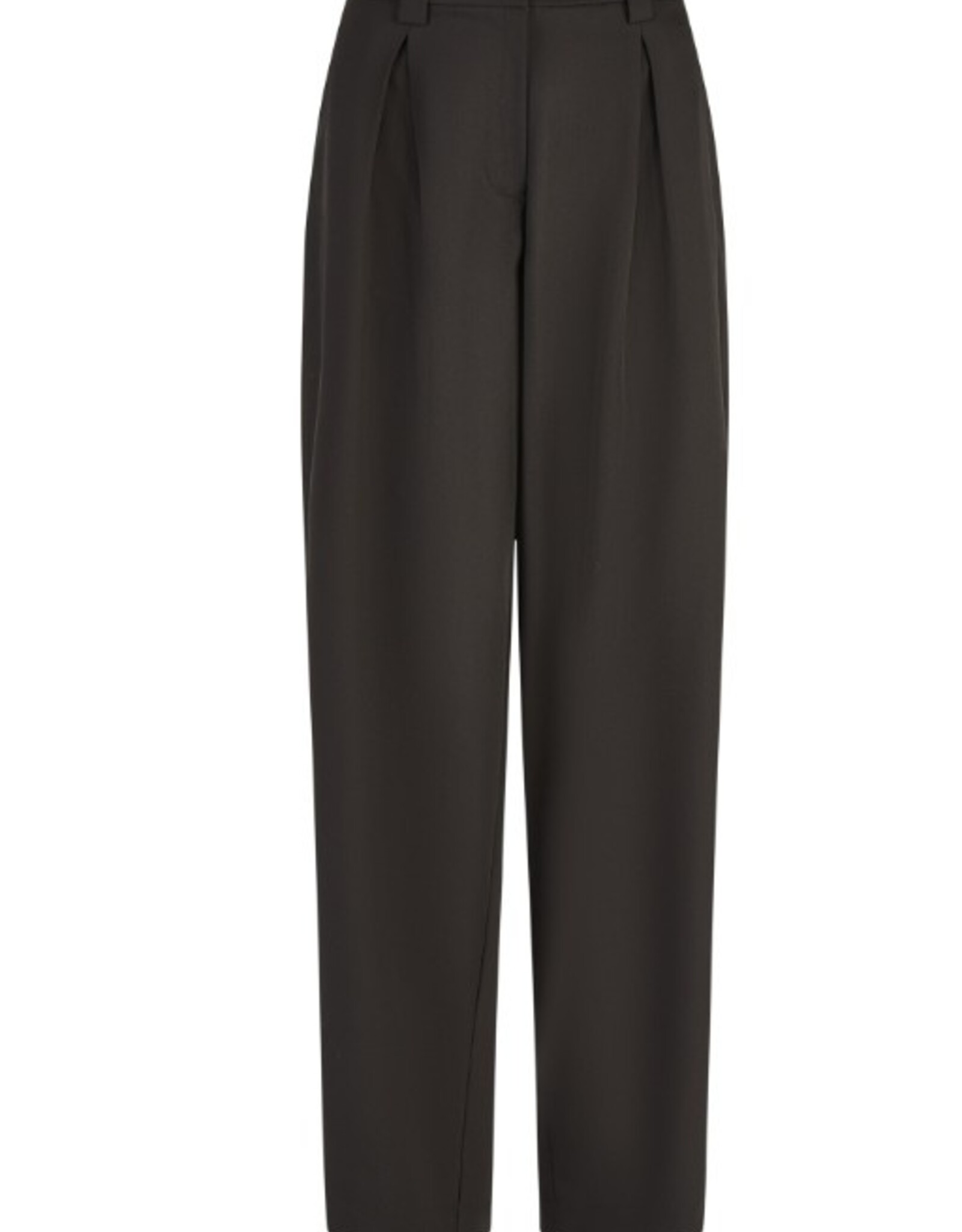 Marc Aurel Pantalon Barrel Bandplooi Zwart