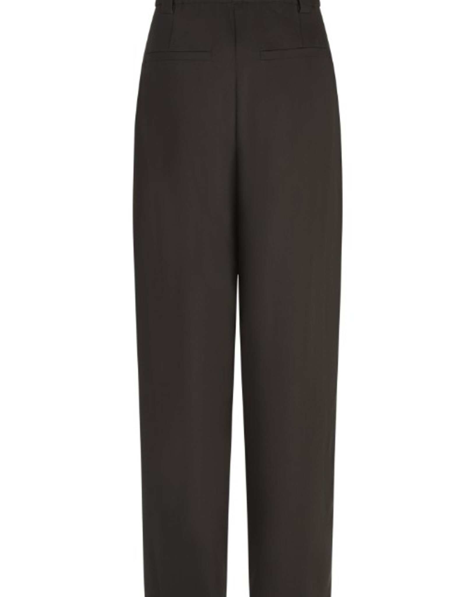 Marc Aurel Pantalon Barrel Bandplooi Zwart