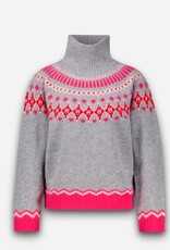 Princess goes Hollywood Pullover Colorful Jacquard Grey Pearl