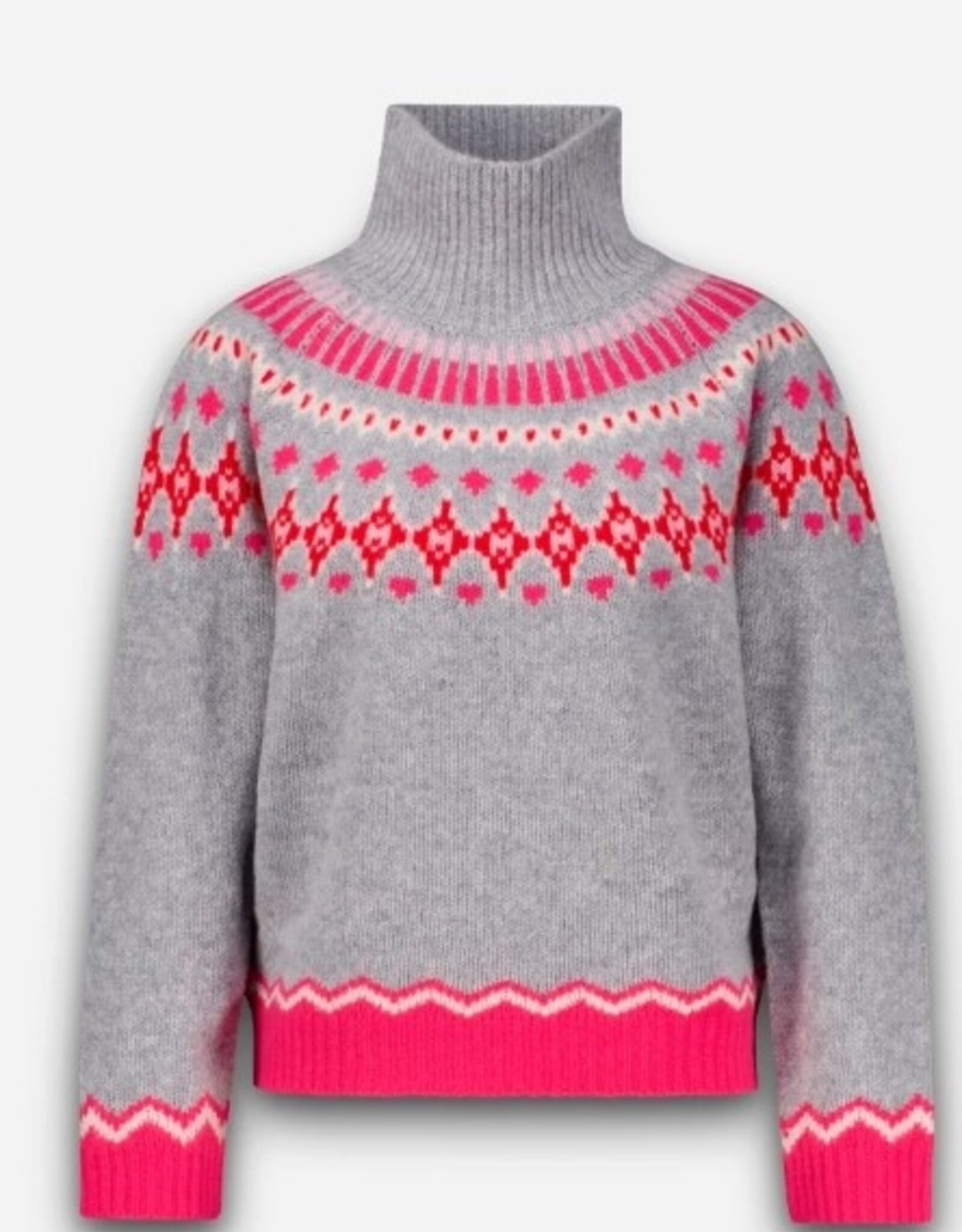 Princess goes Hollywood Pullover Colorful Jacquard Grey Pearl