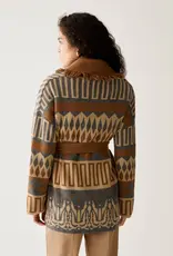 PENNYBLACK Armonioso Vest Franje Camel Grijs