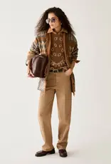 PENNYBLACK Armonioso Vest Franje Camel Grijs