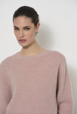LaSalle Sweater Wide Sleeve Crew Neck Rosa