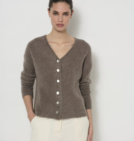 LaSalle V-Neck Vest Cashew
