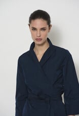 LaSalle Side Warp Blouse Navy