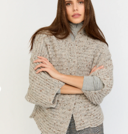 Moscow Vest Evi  Light Taupe Dessin