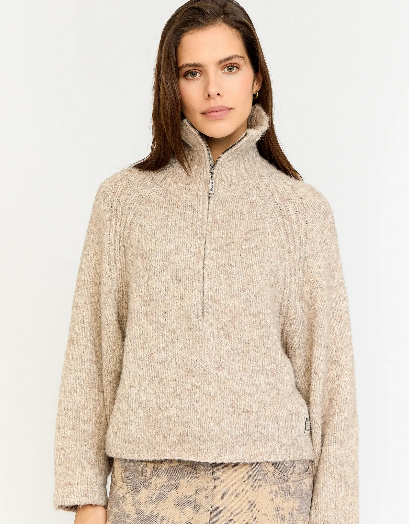 Moscow Pullover Kimmy Light Taupe Solid