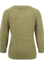 Emotions Pullover 3/4 Baloon Sleeve Agave