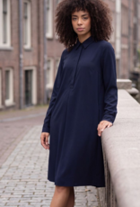 JapanTKY Riku Jurk Polo Jurk Donker Blauw