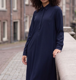 JapanTKY Riku Jurk Polo Jurk Donker Blauw