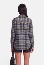 Princess goes Hollywood Blouse Olive Check Collar