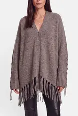 Princess goes Hollywood Vest Fringes Lace taupe