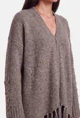 Princess goes Hollywood Vest Fringes Lace taupe