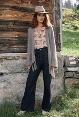 Princess goes Hollywood Vest Fringes Lace taupe