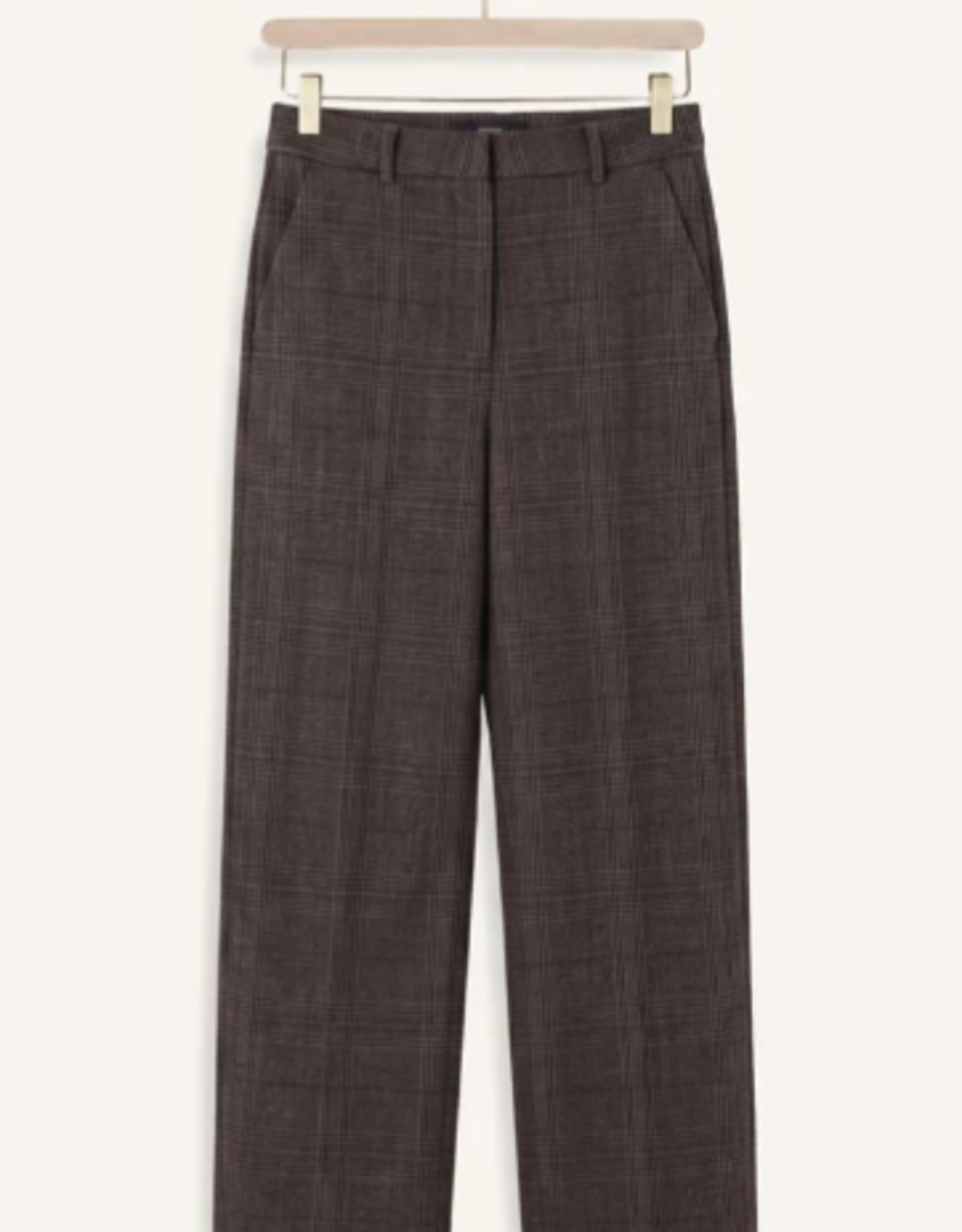 Cambio Pantalon Edita Mouline Check Brown/Grey