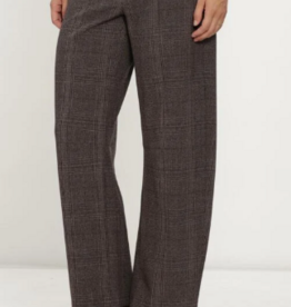 Cambio Pantalon Edita Mouline Check Brown/Grey