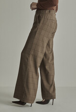 Para MI Pantalon Lizzy/ Check Deep Brown Ruit