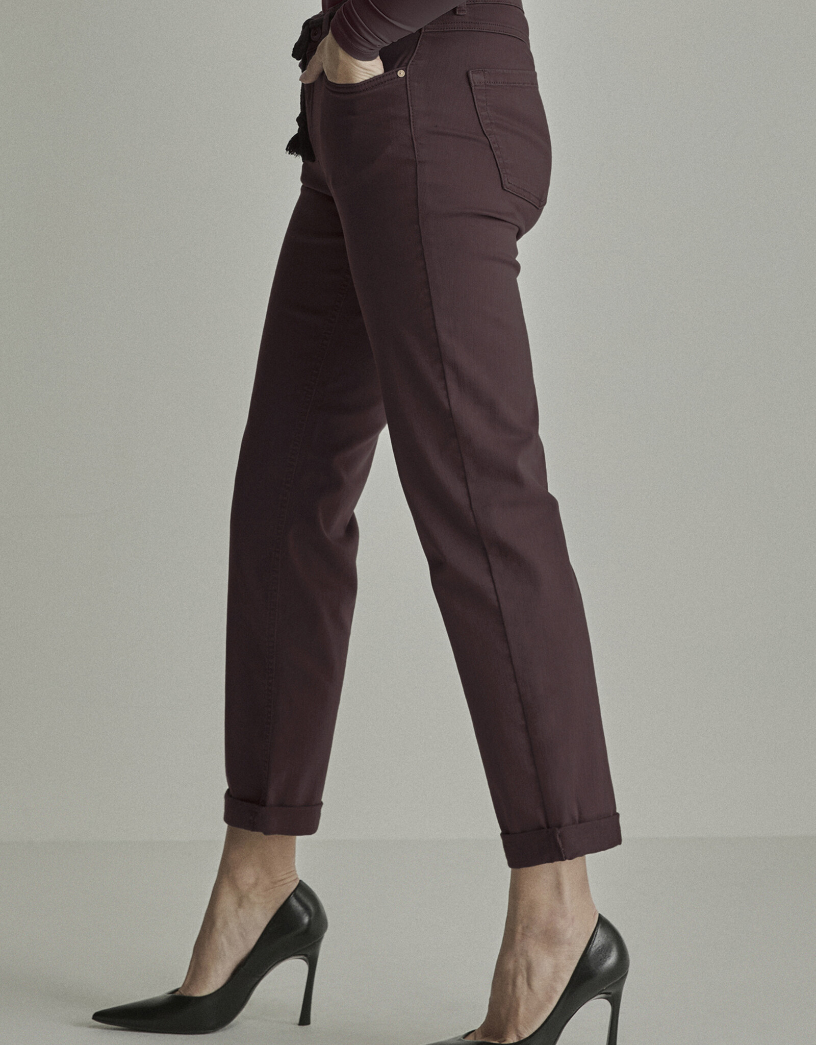 Para MI Jeans Bobby Wonder Comfort Burgundy Red