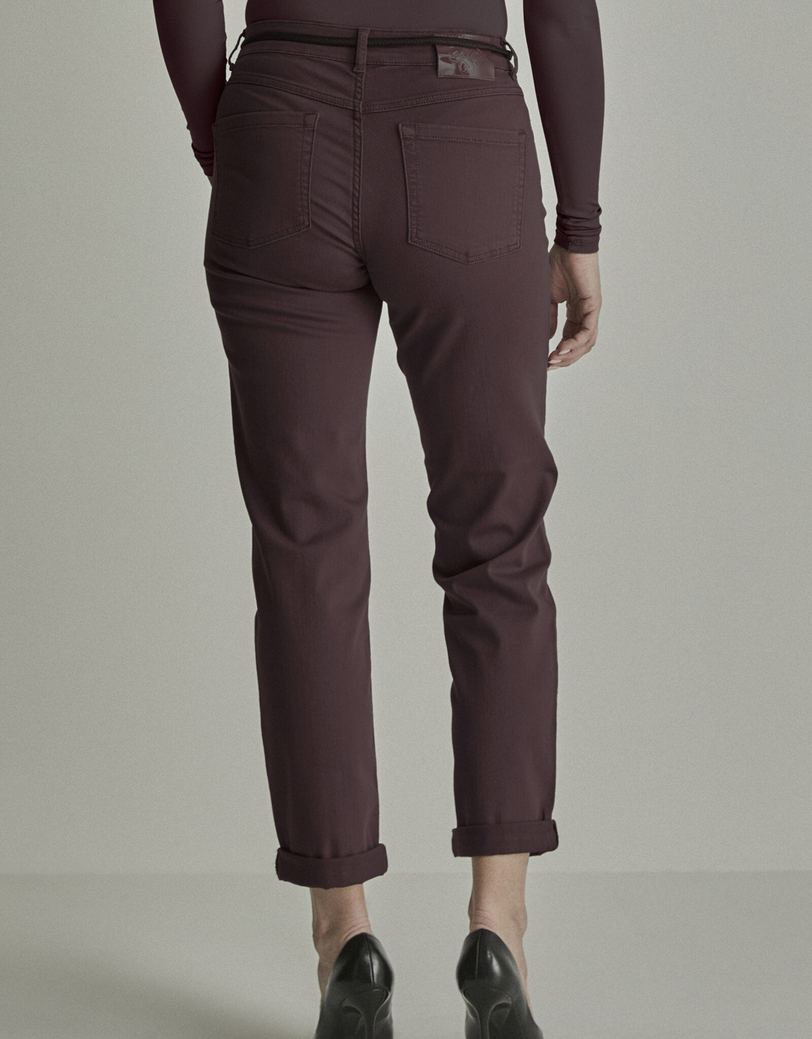 Para MI Jeans Bobby Wonder Comfort Burgundy Red