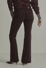 Para MI Pantalon Jade Vintage Corduroy Burgundy Red