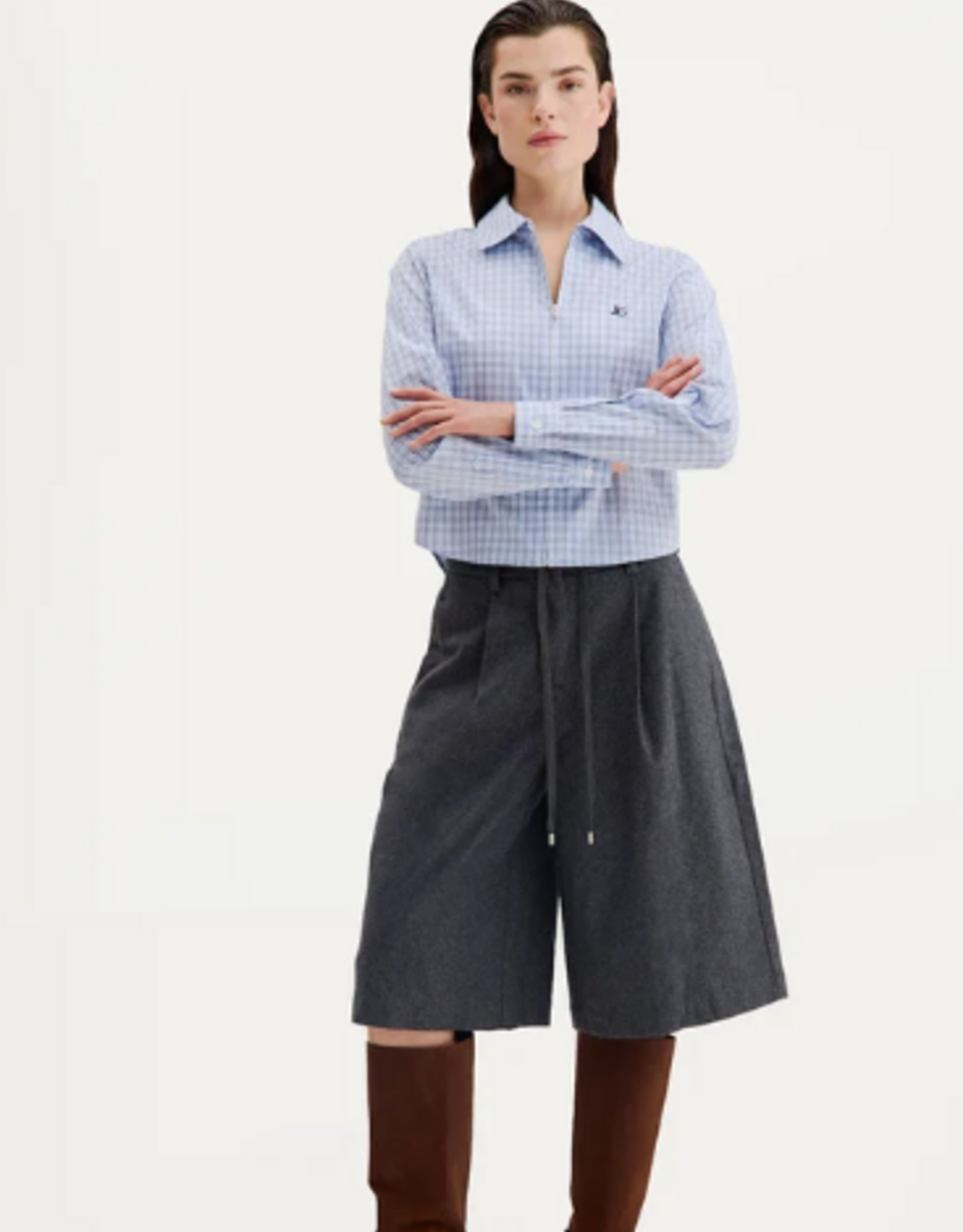 Josephine &CO Bodine Blouse Bleu Check