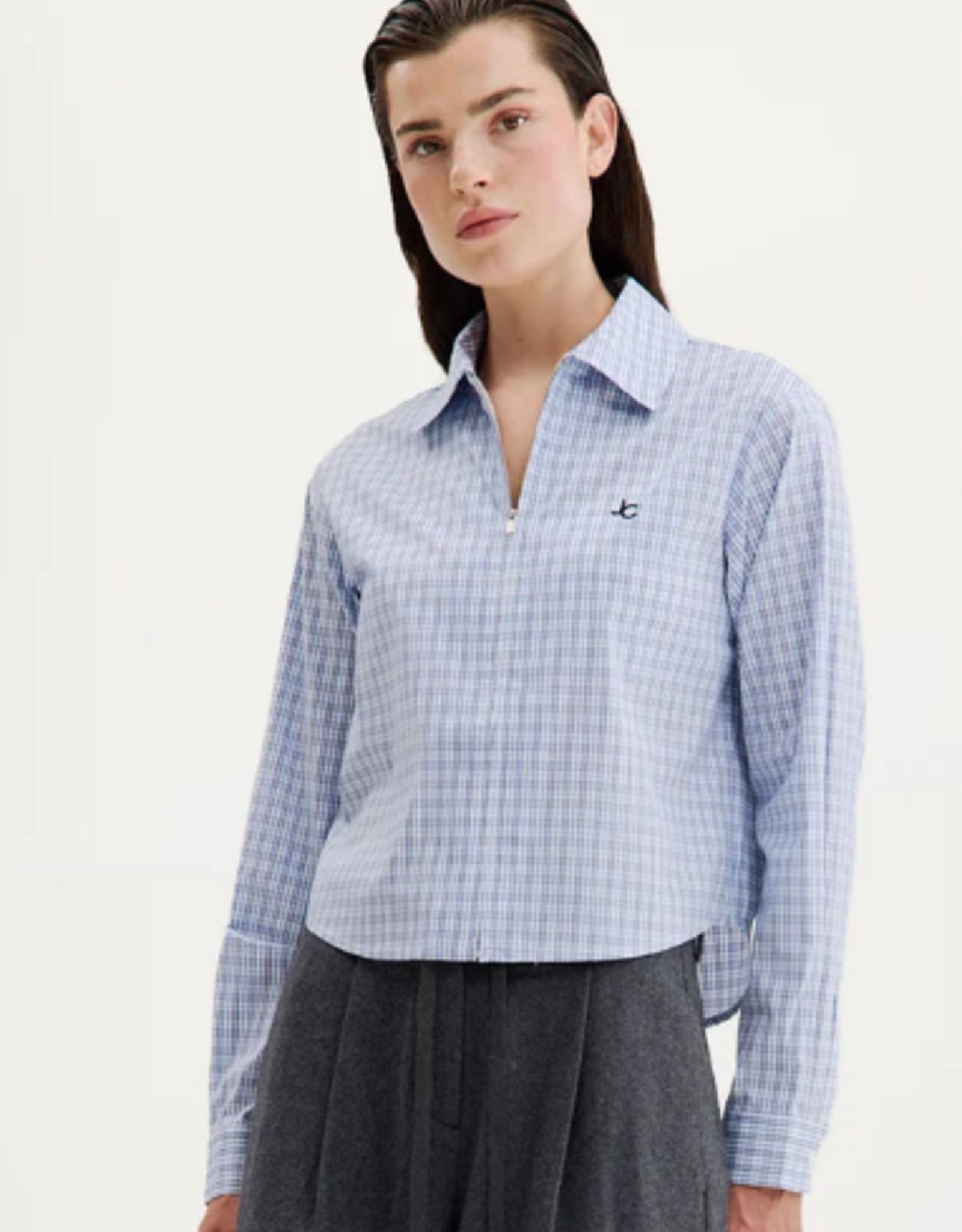 Josephine &CO Bodine Blouse Bleu Check
