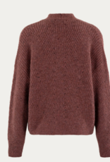 Bellamy Vest Michelle Shawl Kraag Dark Blush