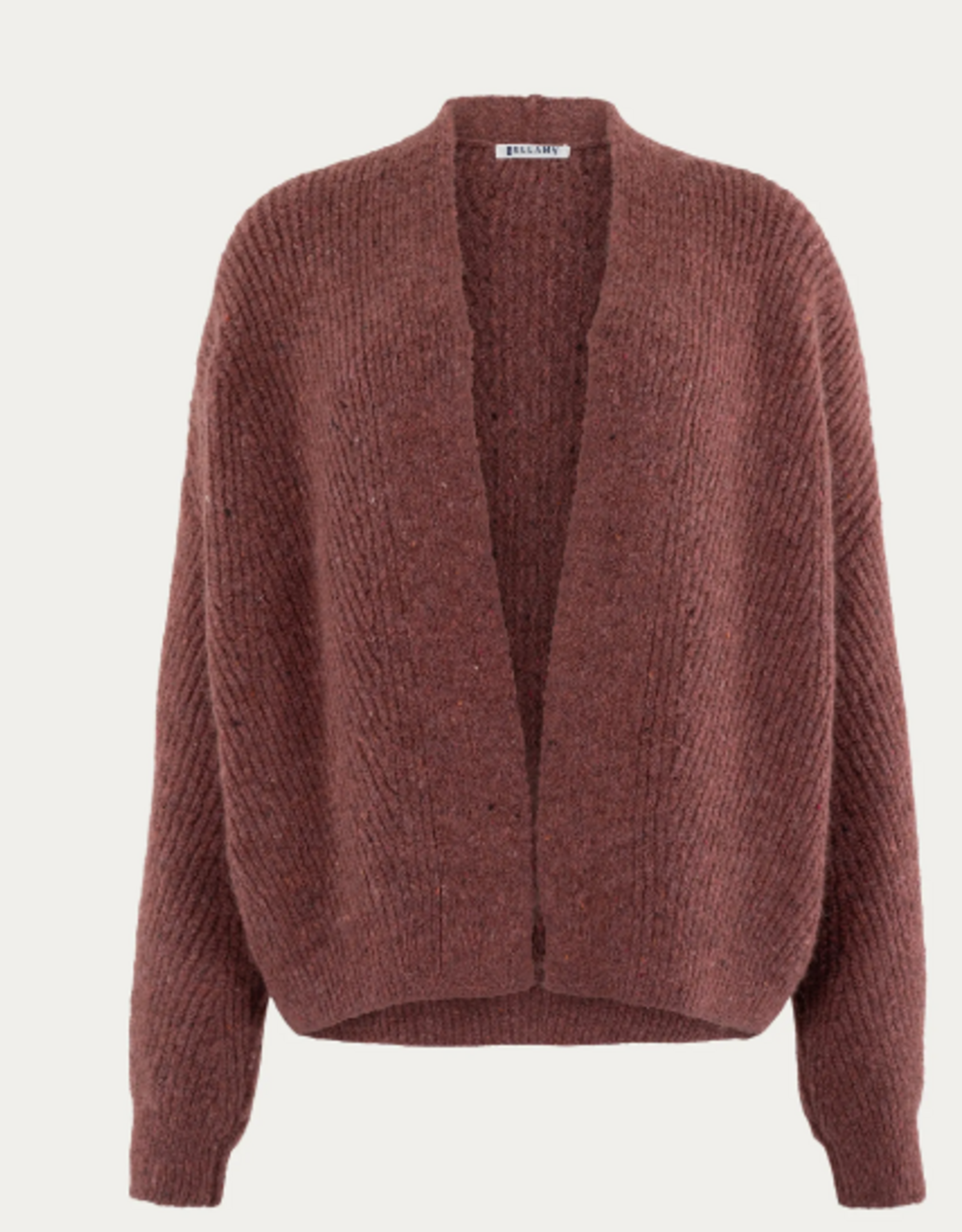 Bellamy Vest Michelle Shawl Kraag Dark Blush
