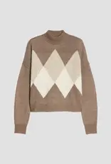 PENNYBLACK Pullover Andore Wybert Block Beige Bruin Creme