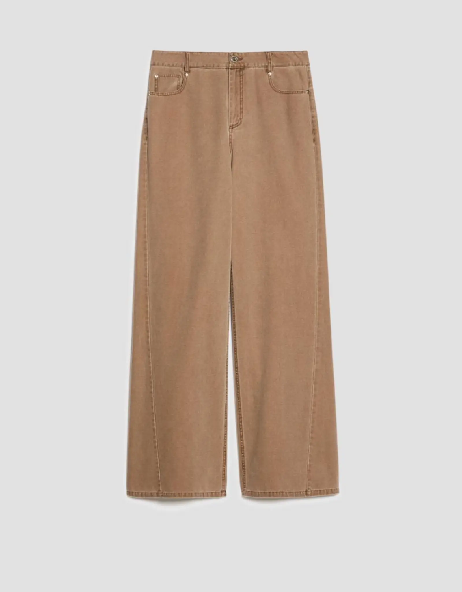 PENNYBLACK Grammo Jeans Wijd Tabacco