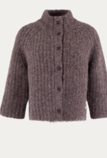 Moscow Vest Robin 3/4/ Mouw Coffee Bean Solid
