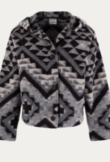 Moscow Vest Fabienne Jacquard Bruin Grijs