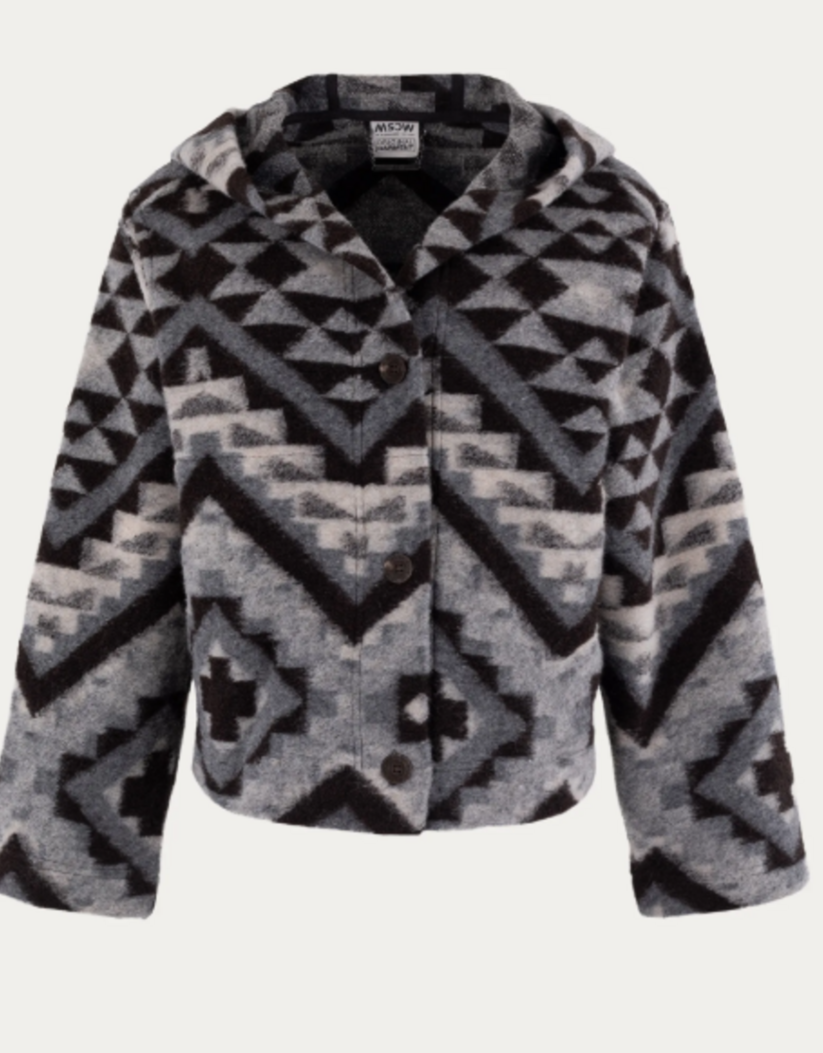 Moscow Vest Fabienne Jacquard Bruin Grijs
