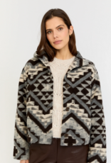 Moscow Vest Fabienne Jacquard Bruin Grijs
