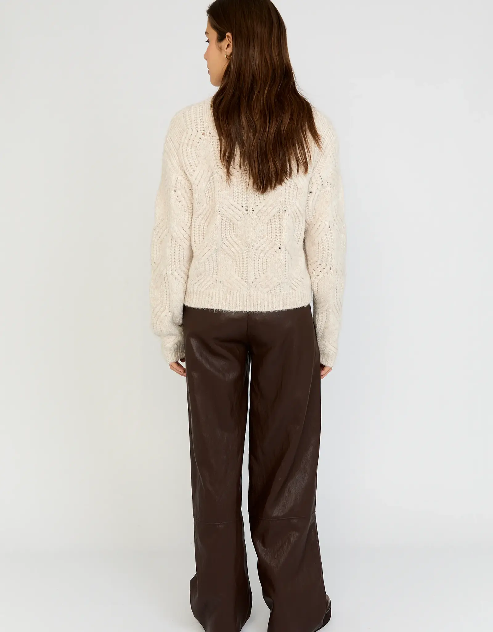 Moscow Pullover NeroCable Beige Solid
