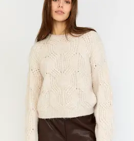 Moscow Pullover NeroCable Beige Solid