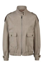 Marc Aurel Bomberjack Streep Taupe Varied