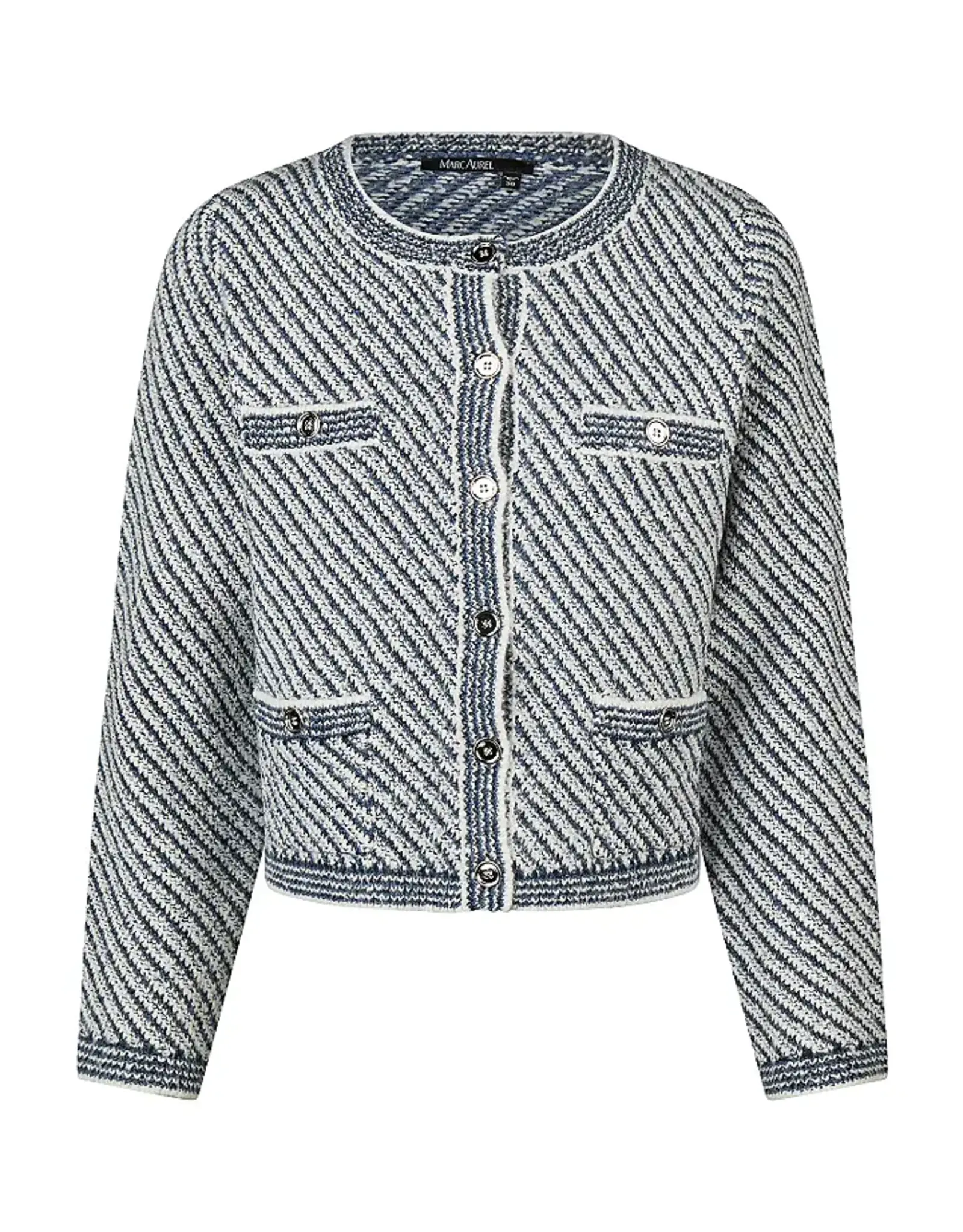 Marc Aurel Vestjasje Streep Blauw Wit