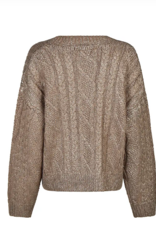 Marc Aurel Pullover Metallic Kabel Taupe