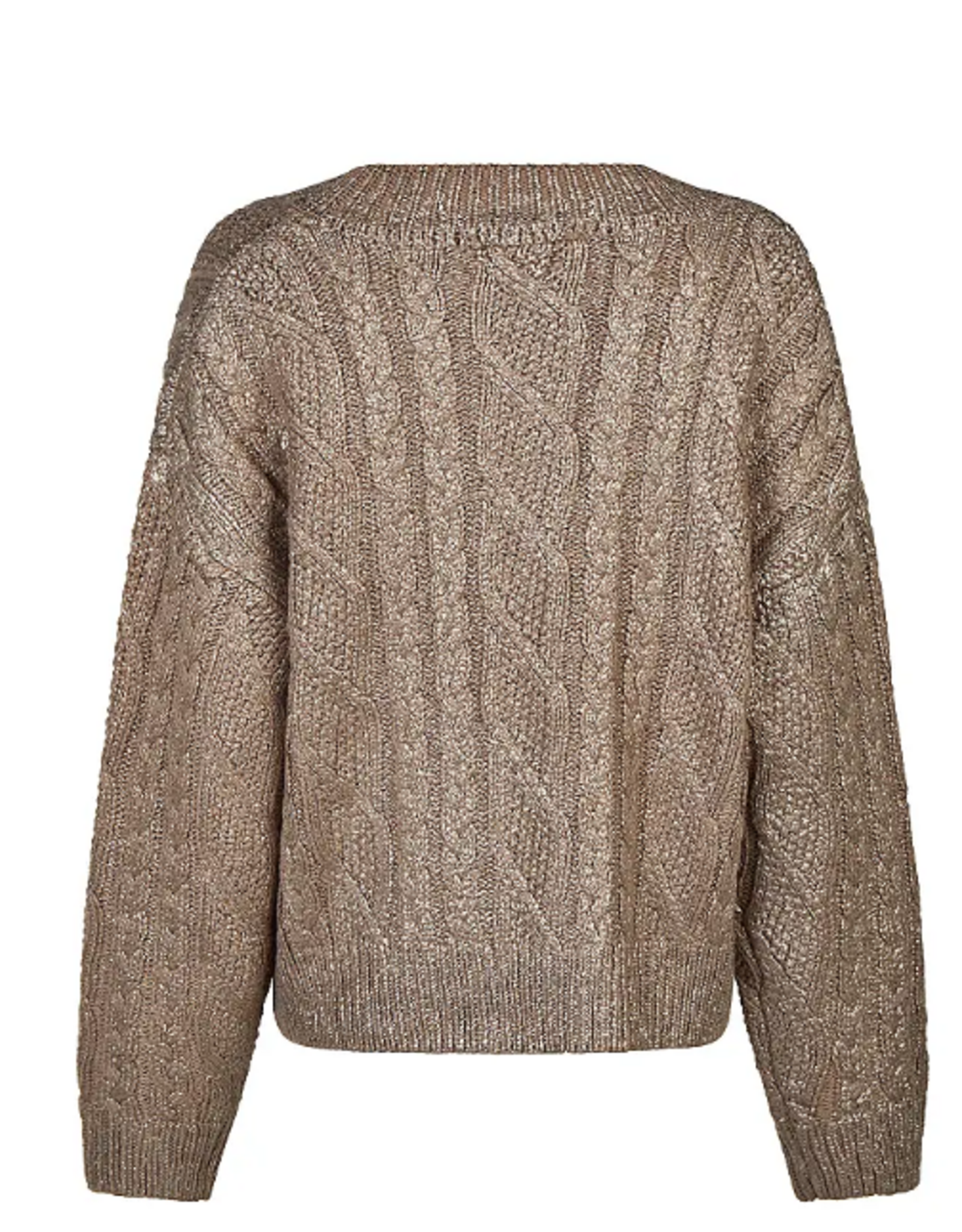 Marc Aurel Pullover Metallic Kabel Taupe