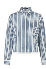 Marc Aurel Blouse Blauw Wit Streep