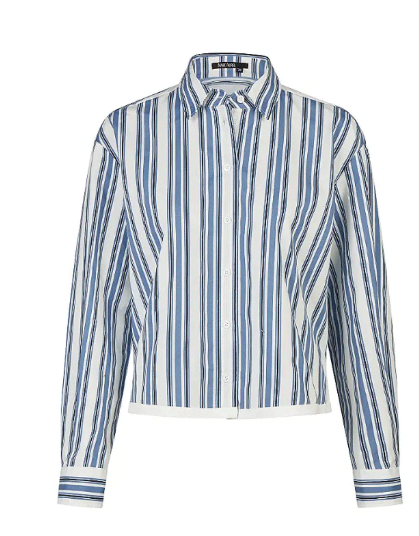 Marc Aurel Blouse Blauw Wit Streep